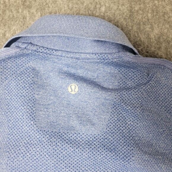 Lululemon Metal Vent Tech Mens Size S Performance Polo Gray - Picture 5 of 8